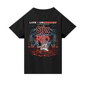 Styx And REO Speedwagon Live Unzoomed Tour T-Shirt